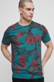 Бавовняна футболка Medicine колір зелений візерунок (3341251)