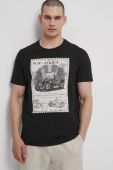 Бавовняна футболка Medicine колір чорний з принтом (3326931)