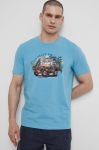 Футболка Medicine чоловічий колір бірюзовий з принтом (3341293)