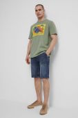 Бавовняна футболка Medicine x Maria Prymachenko колір зелений з принтом (3350803)