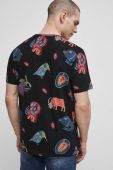 Бавовняна футболка Medicine x Maria Prymachenko колір чорний візерунок