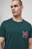 Бавовняна футболка Medicine x Maria Prymachenko колір зелений з принтом (3350822)