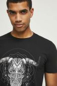 Бавовняна футболка Medicine чоловічий колір чорний з принтом (3607068)