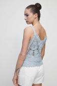 Бавовняний топ Medicine колір блакитний (3315119)