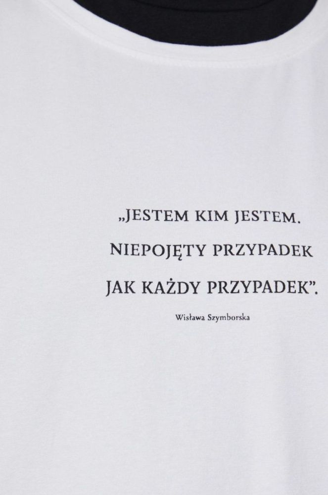 Medicine - Футболка Wis?awa Szymborska колір білий фото 6