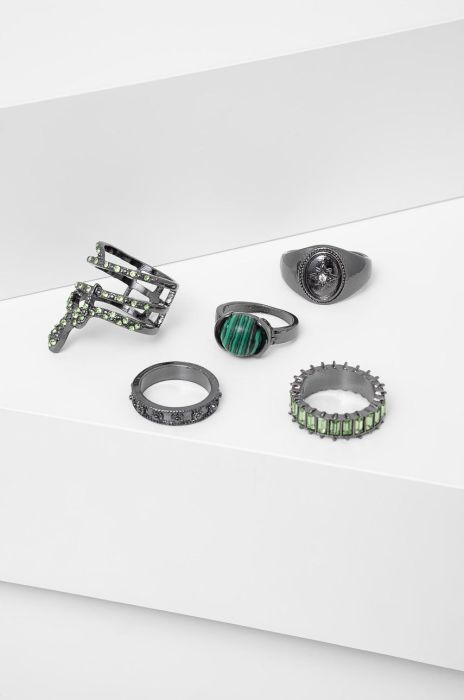 Персні Medicine колір чорний (2430356)