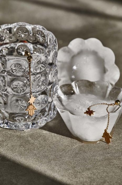 Сережки Medicine колір золотий (2860272)