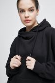 Кофта Medicine жіноча колір чорний однотонна
