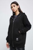 Кофта Medicine жіноча колір чорний з капюшоном з принтом (2938457)