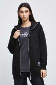 Кофта Medicine жіноча колір чорний з капюшоном з принтом (2938457)