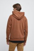 Кофта Medicine чоловіча колір коричневий однотонна