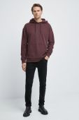Кофта Medicine чоловіча колір бордовий однотонна