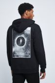 Бавовняна кофта Medicine чоловіча колір чорний з принтом (2570527)