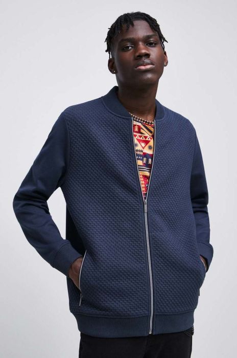 Кофта Medicine чоловіча колір синій однотонна (2853285)