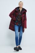 Пальто Medicine жіноче колір бордовий зимове (2722172)