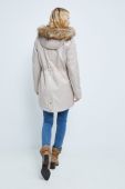 Парка Medicine жіноча колір бежевий зимовий