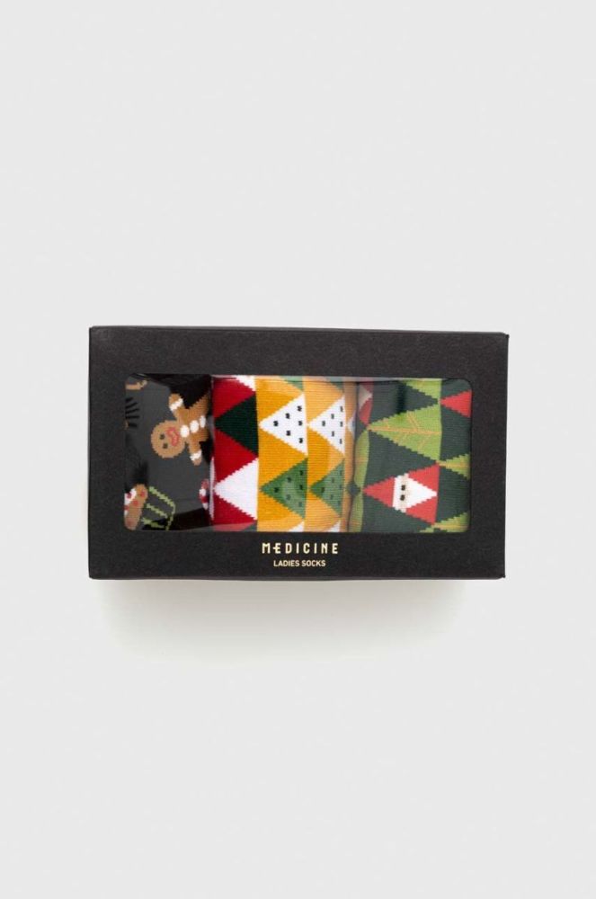 Шкарпетки Medicine 3-pack жіночі колір барвистий (2838946) фото 3