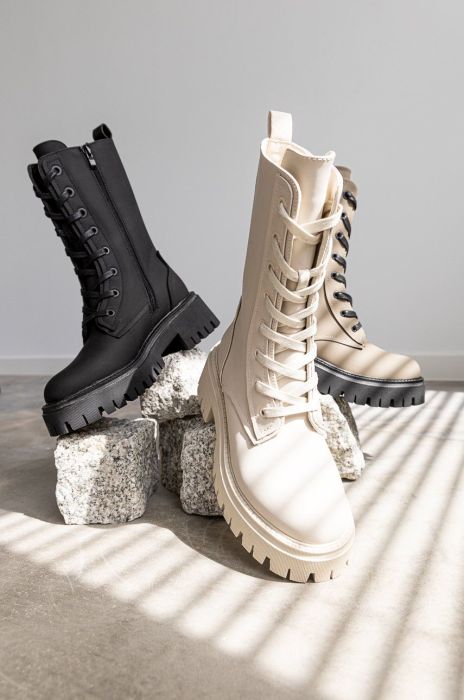 Черевики Medicine колір бежевий на платформі (2543545) Черевики Medicine колір бежевий на платформі (2543545)