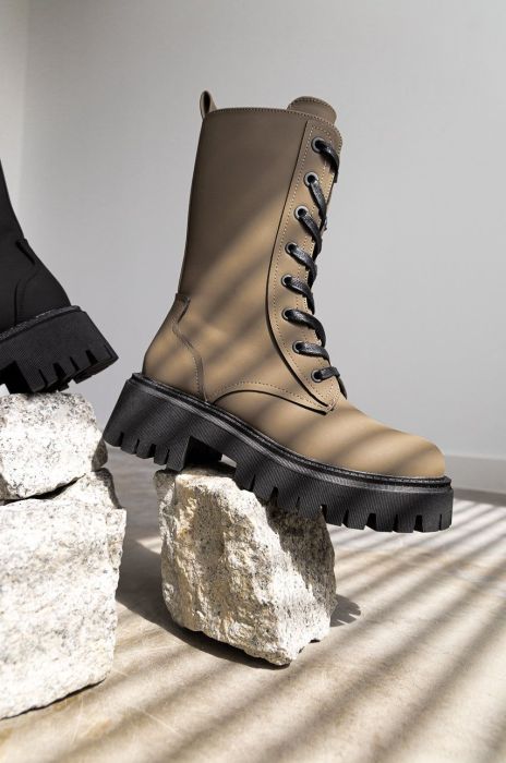 Черевики Medicine колір зелений на платформі Черевики Medicine колір зелений на платформі