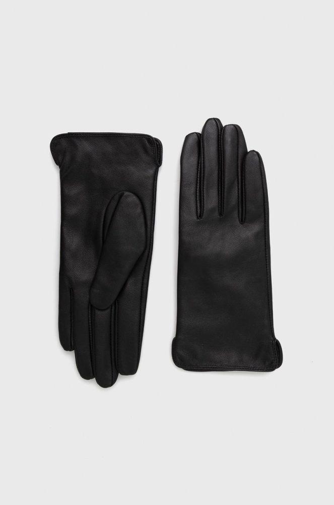 Шкіряні рукавички Medicine жіночі колір чорний (2799940)