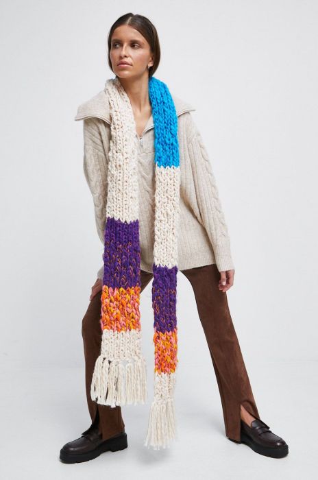 Шарф Medicine жіночий візерунок колір барвистий (2787592)