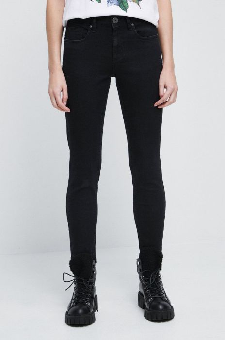 Джинси Medicine жіночі колір чорний (2777343)