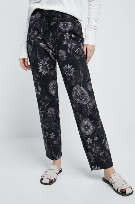 Спортивні штани Medicine жіночі колір чорний візерунок (2663743)