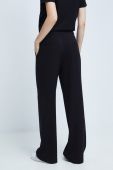 Штани Medicine жіночі колір чорний широкі середня посадка (2693441)