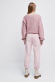 Спортивні штани Medicine жіночі колір рожевий однотонні