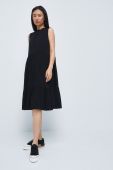Сукня Medicine колір чорний mini розкльошена (2502365)