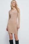 Сукня Medicine колір бежевий mini облягаюча (2600087)