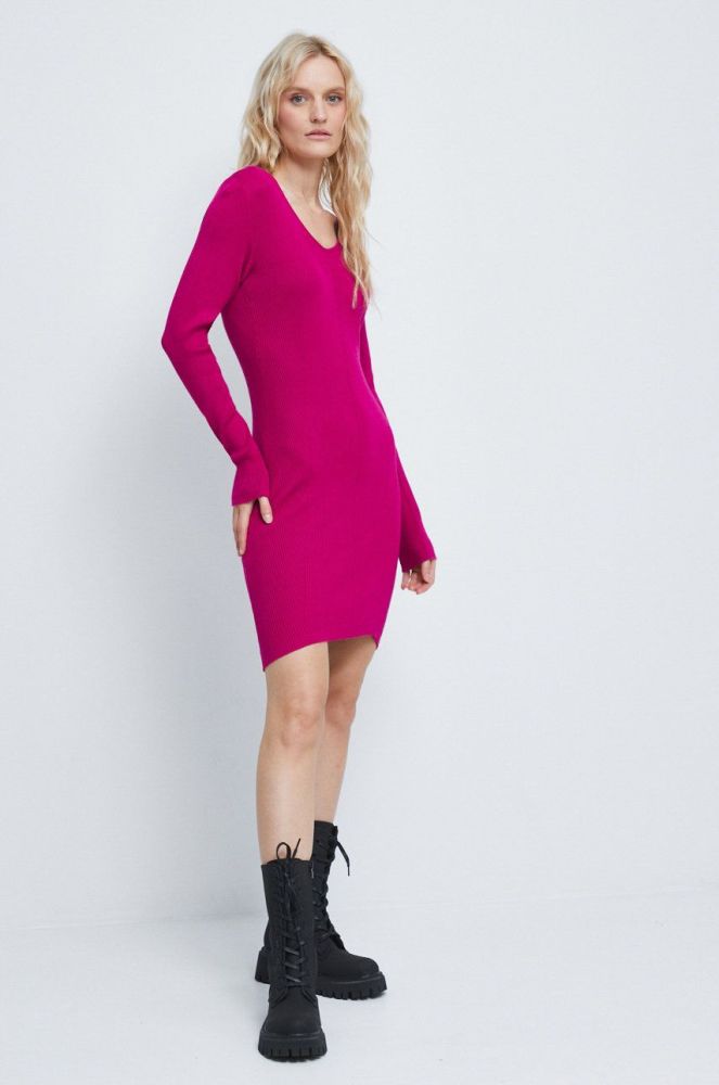 Сукня Medicine колір рожевий mini облягаюча (2600083)