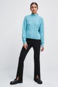 Светр Medicine жіночий колір бірюзовий півгольф (2820004)