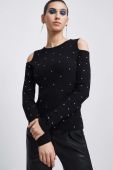 Светр Medicine жіночий колір чорний легкий (2874742)