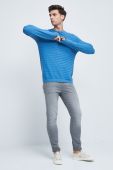 Бавовняний светер Medicine чоловічий колір бірюзовий легкий (2530863)