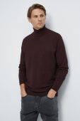 Светр Medicine чоловічий колір бордовий легкий гольф (2649934)