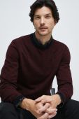 Светр з домішкою вовни Medicine чоловічий колір бордовий