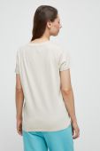 Бавовняна футболка Medicine колір бежевий (2715107)