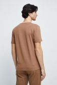 Футболка Medicine чоловіча колір коричневий однотонна