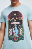 Бавовняна футболка Medicine колір бірюзовий з принтом (2534087)