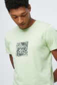 Бавовняна футболка Medicine колір зелений з принтом (2505920)