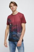 Бавовняна футболка Medicine колір коричневий з принтом (2642244)