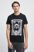 Бавовняна футболка Medicine колір чорний з принтом (2726984)