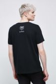 Бавовняна футболка Medicine колір чорний з принтом (2938470)