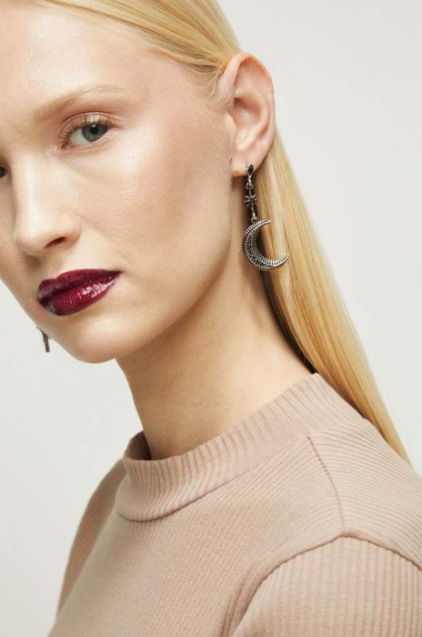 Сережки Medicine колір срібний (3511080)