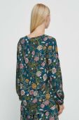 Блузка Medicine жіноча колір бірюзовий візерунок (3460198)