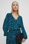 Блузка Medicine жіноча візерунок колір бірюзовий (3460187)