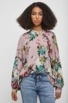 Блузка Medicine жіноча колір рожевий візерунок (3469313)