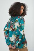 Блузка Medicine жіноча колір зелений візерунок (3469323)