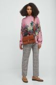 Блузка Medicine жіноча колір рожевий візерунок (3484723)